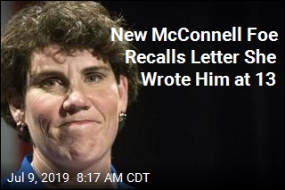 New McConnell Foe Recalls Letter She Wrote Him at 13