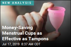 Money-Saving Menstrual Cups as Effective as Tampons