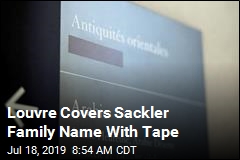 Louvre Covers Sackler Family Name With Tape