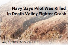 Navy Says Pilot Was Killed in Death Valley Fighter Crash