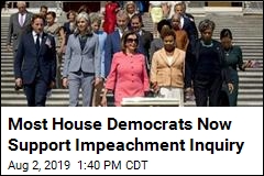 Balance Tips: House Democrats Mostly Back Impeachment Step