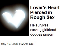 Lover's Heart Pierced in Rough Sex