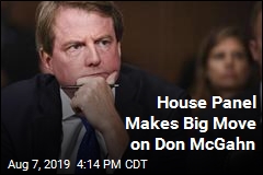 House Panel Sues to Force McGahn to Testify
