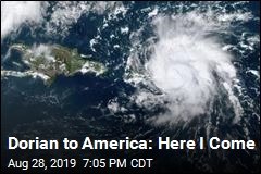 Dorian Hits Caribbean, Builds Toward Category 3