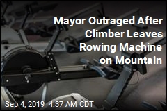 Mayor Outraged After Rowing Machine Left on Mountain