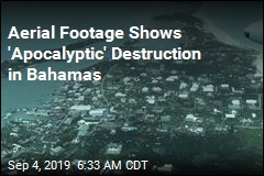 Aerial Footage Shows &#39;Total Devastation&#39; From Hurricane Dorian