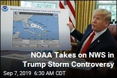 NOAA Backs Trump Over National Weather Service on Dorian Claim