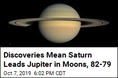 20 New Moons Are Discovered, Putting Saturn Ahead of Jupiter