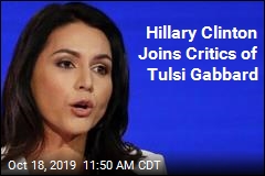 Hillary Clinton Takes Shot at Tulsi Gabbard