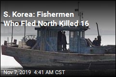 S. Korea: Fishermen Who Fled South Killed 16 Colleagues