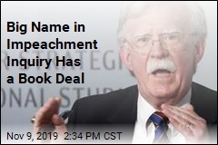 John Bolton Has a Book Deal