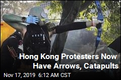 Hong Kong Cop Shot With Arrow