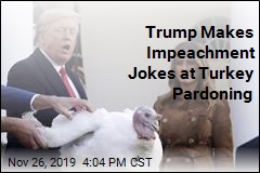 Trump Makes Impeachment Jokes at Turkey Pardoning