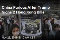 Hong Kong Protesters Hold Rally to Thank US