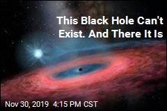 &#39;Impossible&#39; Black Hole Exists