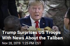 Trump Surprises US Troops