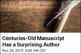 Centuries-Old Manuscript Has a Surprising Author