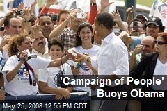 'Campaign of People' Buoys Obama