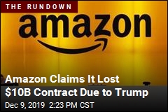 Amazon Blames Trump for Losing $10B Contract