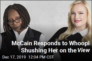 Here&#39;s What Meghan McCain Thinks of Whoopi Shushing Her