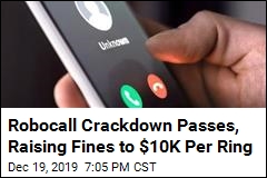 Congress Passes Crackdown on Robocalls That Raises Fines