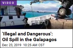 Out-of-Control Crane Causes Galapagos Oil Spill