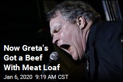 Greta Roasts Meat Loaf in Climate Change Beef