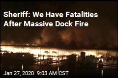 7 Missing After Massive Dock Fire