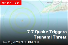 7.7 Quake Triggers Tsunami Threat