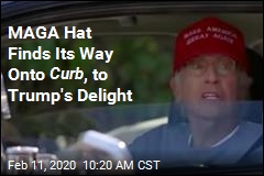 Trump Tweets Curb Clip With MAGA Hat, May Not Get Joke