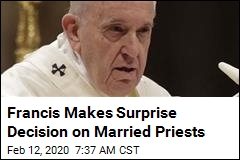 Pope&#39;s Ruling on Married Priests in Remote Areas: Nope