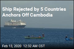 Ship Rejected by 5 Countries Anchors Off Cambodia