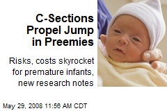 C-Sections Propel Jump in Preemies
