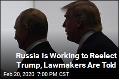 Russia Is Working to Reelect Trump, Lawmakers Are Told