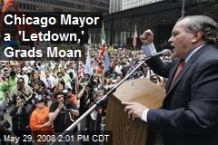 Chicago Mayor a 'Letdown,' Grads Moan