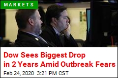 Dow Drops More Than 1K Amid Outbreak Fears