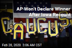 AP Won&#39;t Declare Winner After Iowa Recount