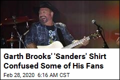 Fans Slam Garth Brooks for Wearing &#39;Sanders&#39; Shirt