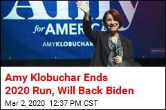 Klobuchar Ends Campaign, Endorses Biden