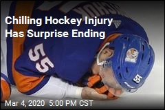 Chilling Hockey Injury Has Surprise Ending