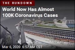 Helicopters Drop Coronavirus Test Kits on Cruise Ship