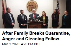 After Family Breaks Quarantine, Anger and Cleaning Follow