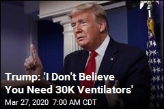 Trump Suggests NY Is Exaggerating Need for Ventilators