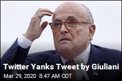 Twitter Yanks Tweet by Giuliani