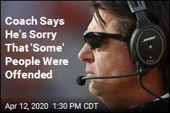 Coach Says Sorry for His Coronavirus Comments