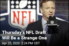 NFL Commish&#39;s &#39;Stage&#39; During 2020 Draft: His Basement