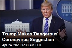 Doctors Warn Against Following Trump Suggestions