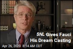 Brad Pitt Plays Fauci on Another SNL at Home