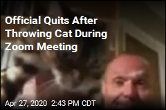 Official Quits After Throwing Cat During Zoom Meeting