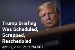 White House Cancels, Then Reinstates Monday Briefing